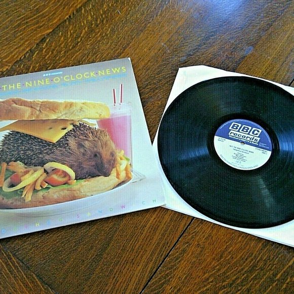 Vintage British Vinyl LP Not The 9 o'clock News Hedgehog Sandwich BBC Comedy UK - Picture 12 of 15